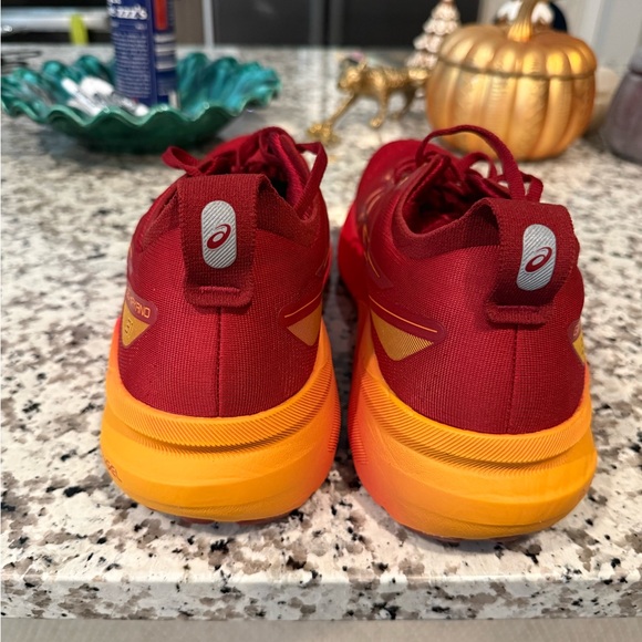 ASICS Men's Gel-Kayano 31 Running Shoes, 12.5, Cranberry/Habanero - Picture 7 of 7